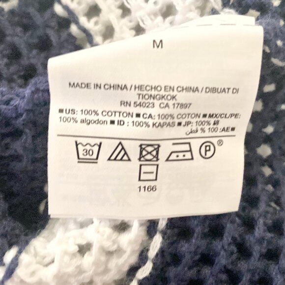 NWT Old Navy Stripe Crochet Sweater - Picture 5 of 6